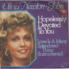 OLIVIA NEWTON JOHN - Hopelessly devoted to you   ***Aut - Press***